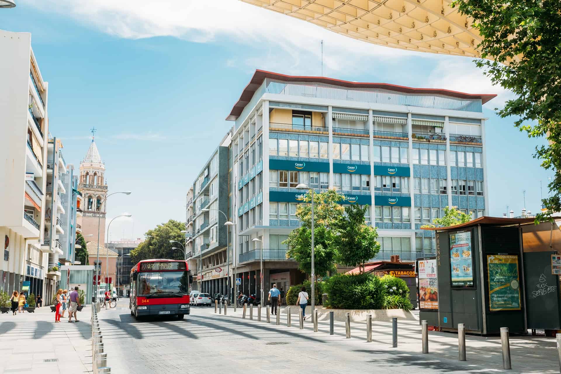 prendre bus pour aller a seville