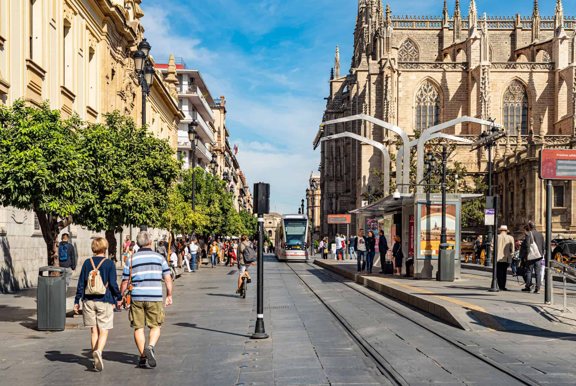 arret tramway seville