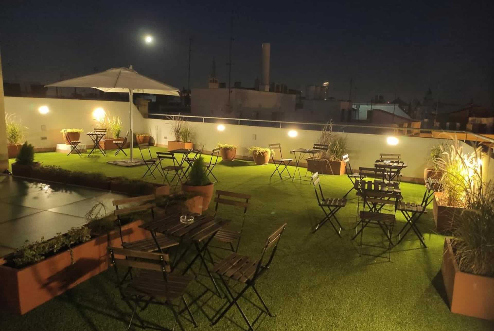 new samay hostel seville rooftop