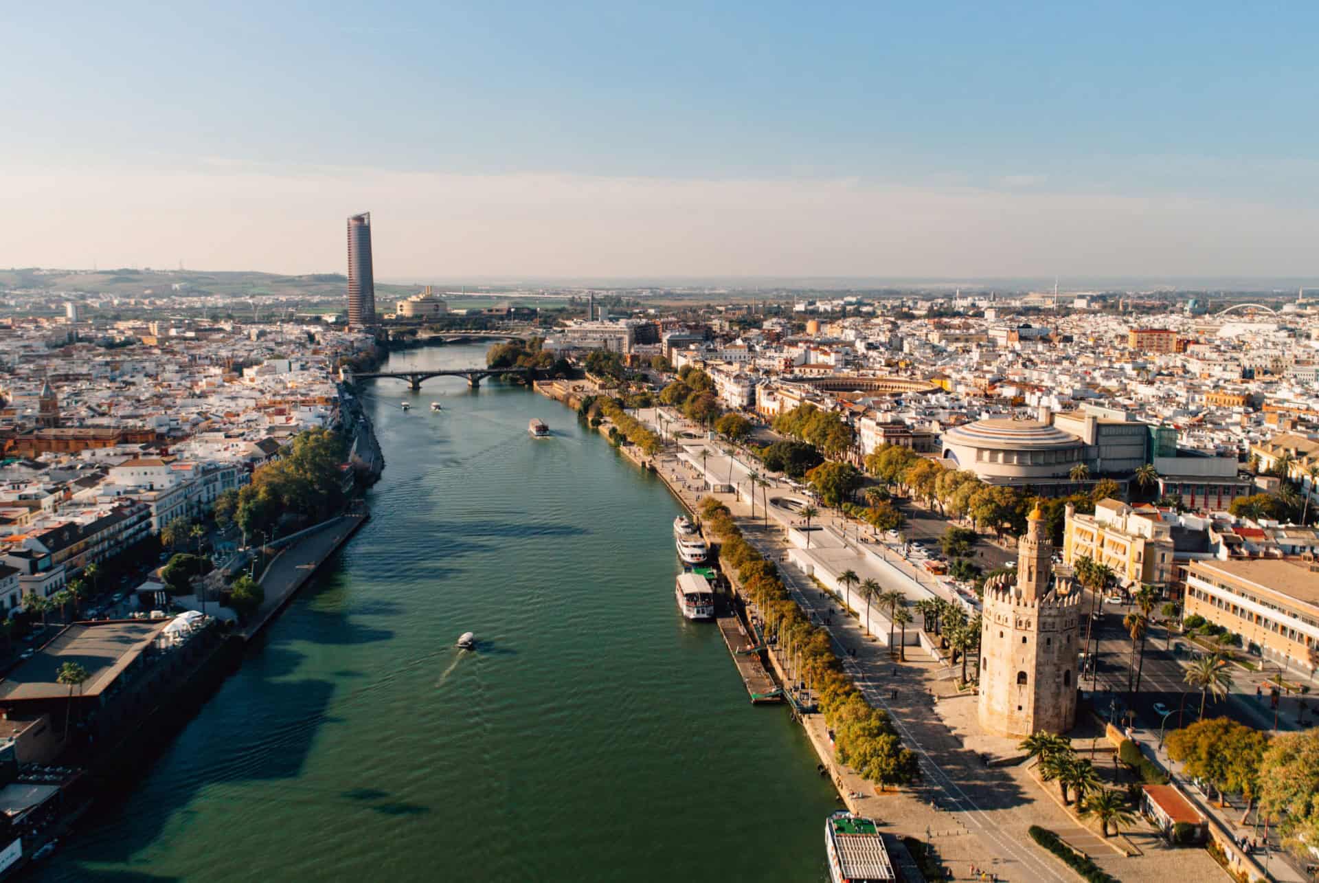 panorama séville pont isabel ii