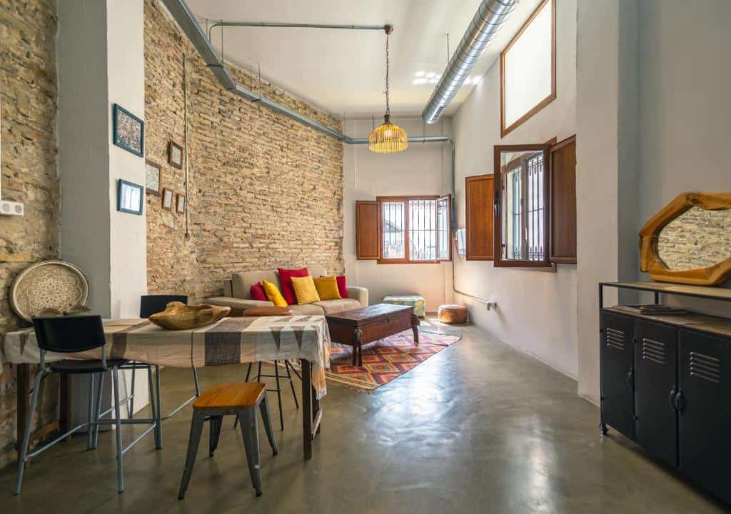 loft style ground floor flat