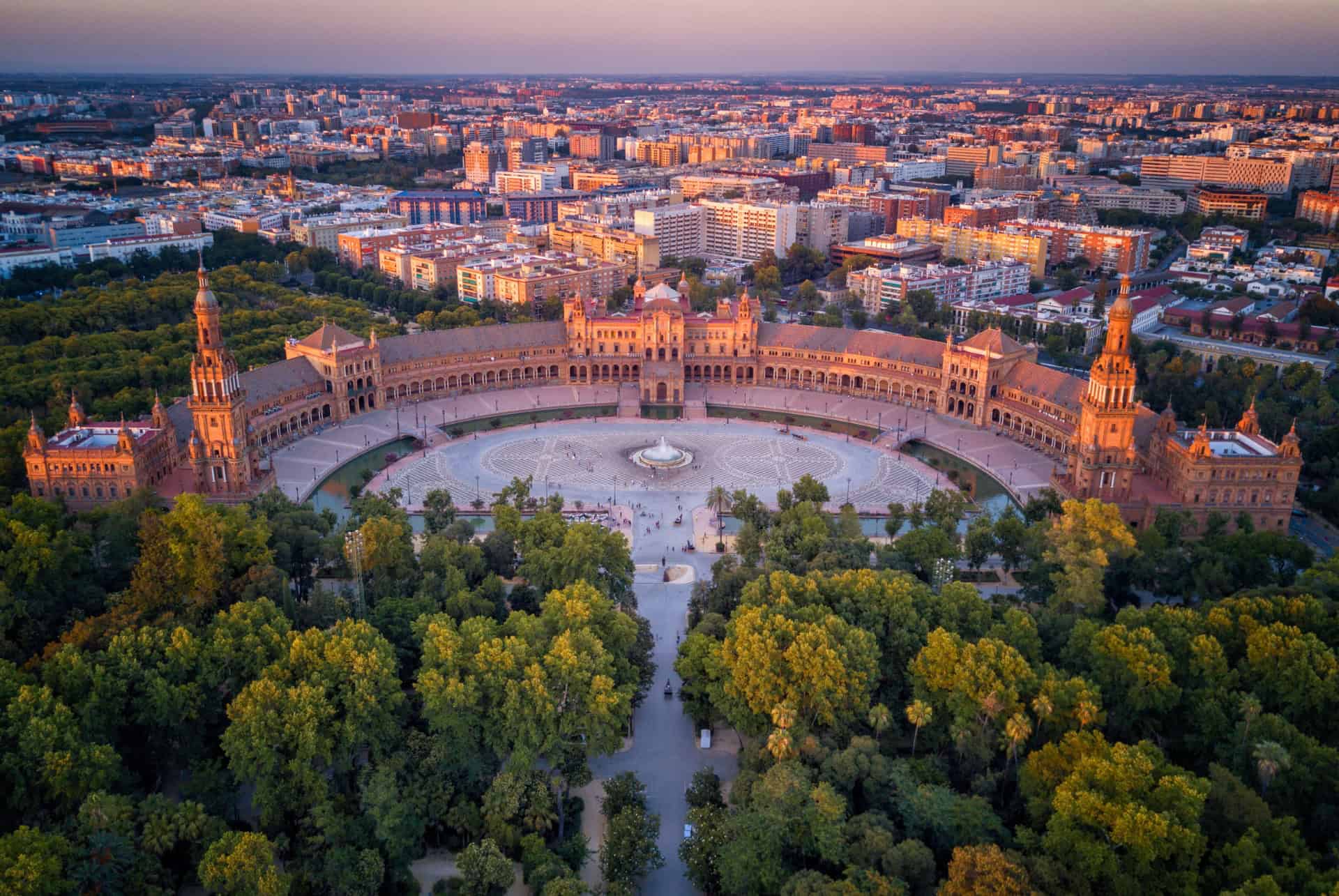 vue aerienne plaza espana