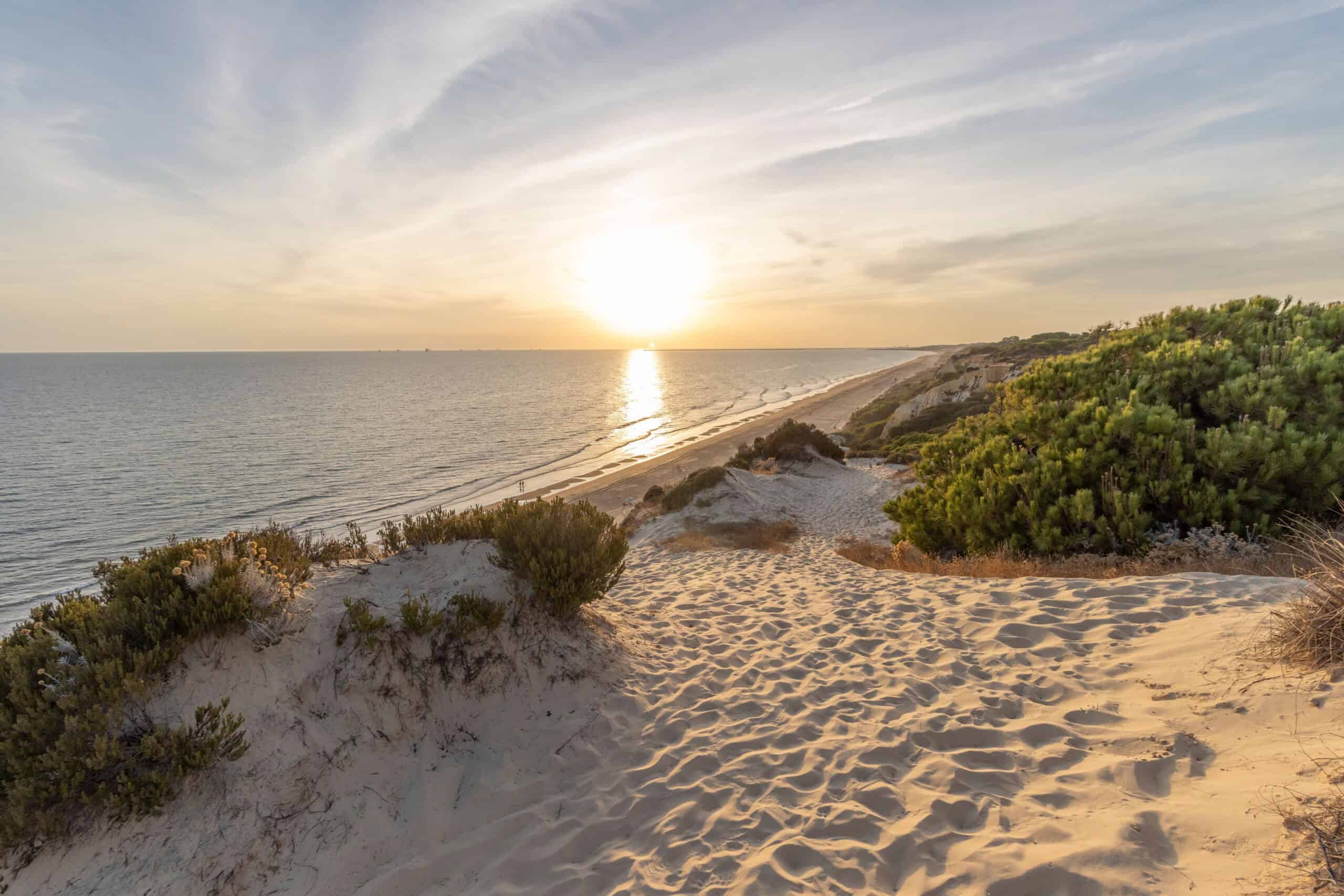 plage el parador de mazagon à huelva