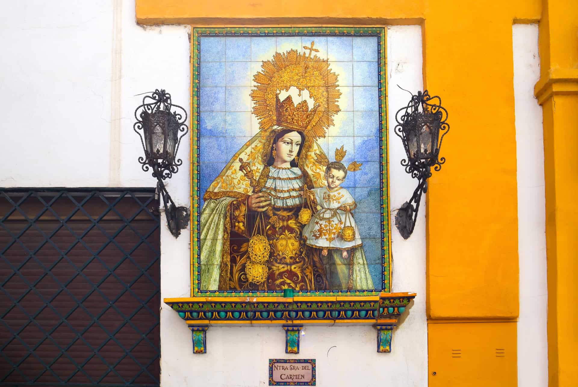 vierge macarena mosaique