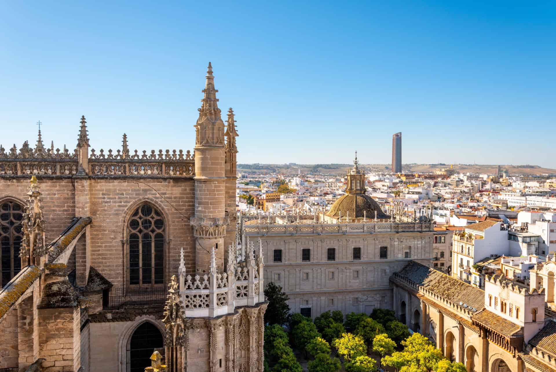 cathedrale et giralda santa cruz