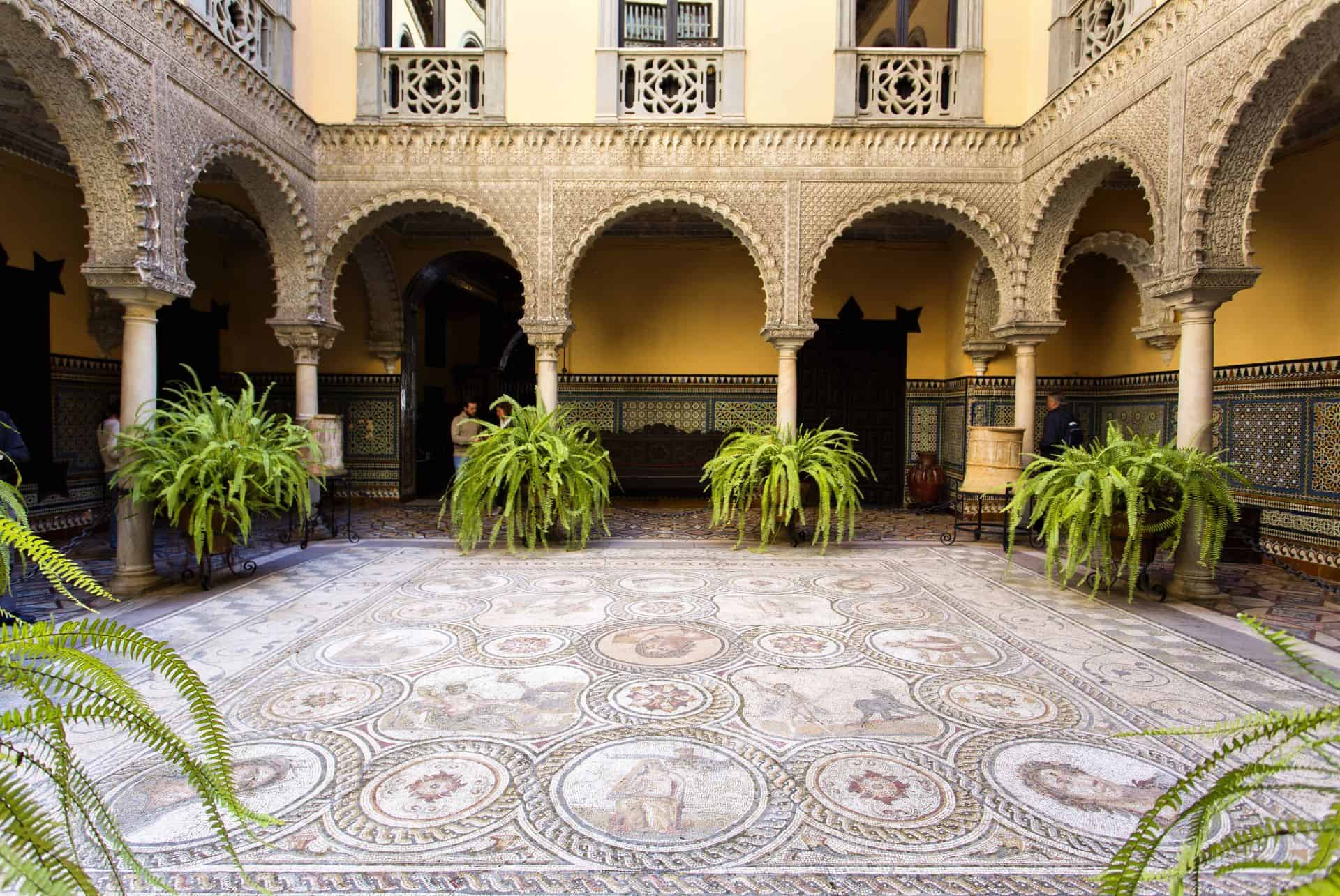 patio central palais de la comtesse de lebrija