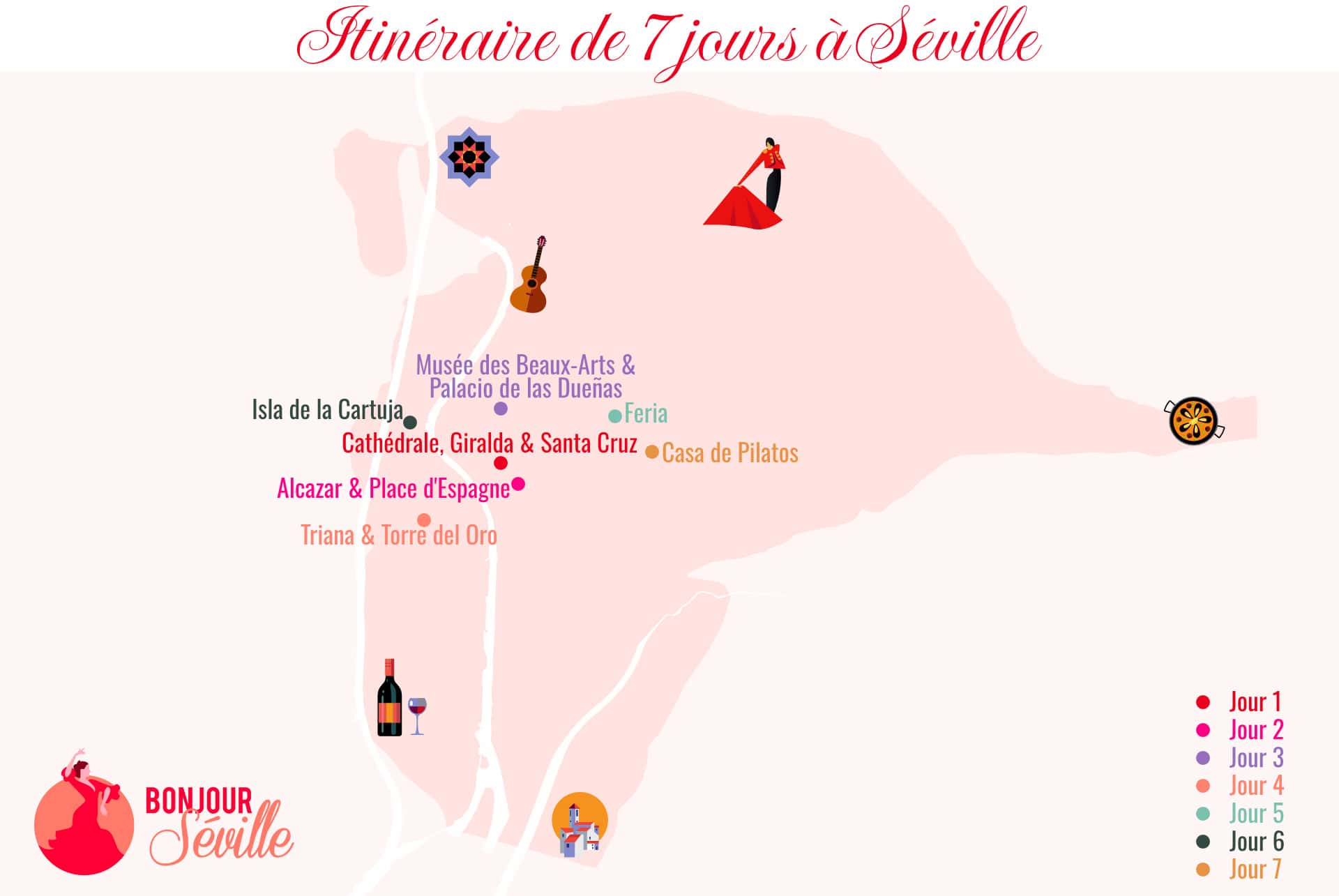 map seville 7 jours map seville 7 jours